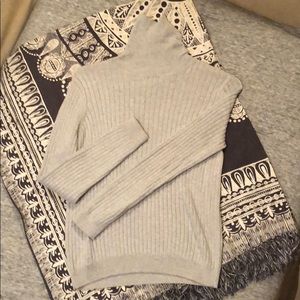 Grey turtle neck sweater